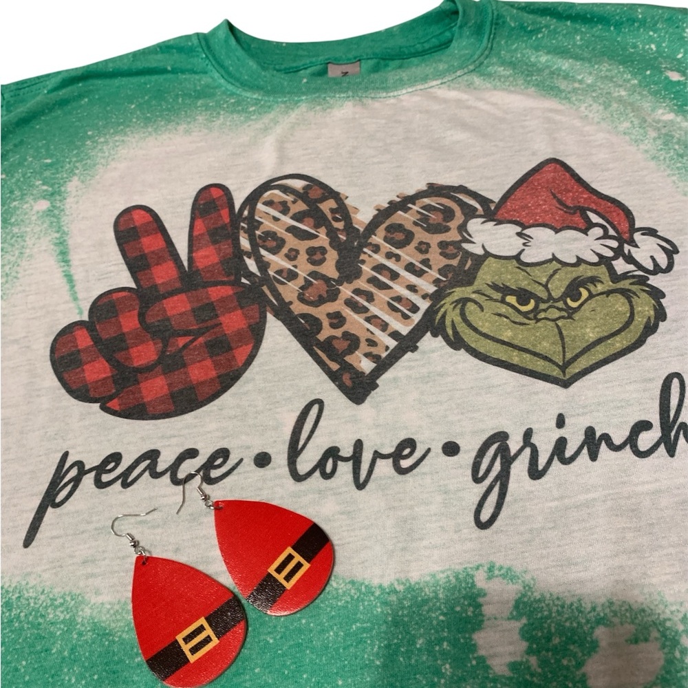 Green Grinch Graphic Shirt